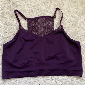 Cacique Seamless Bralette With Lace